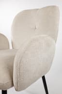 Bobby eetkamerstoel - zonder arm - Perfect Harmony - Ivory 02 - My Sons