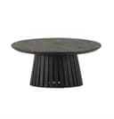 Salontafel Ø90, Acacia Black, Burundi Table Collection - My Sons