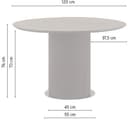 Eetkamertafel Ø120, Acacia Black, Congo Table Collection - My Sons