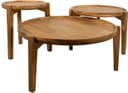 Berlijn salontafel, set van 3, Smooth Natural - My Sons