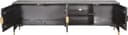 TV dressoir 190 met 3 deuren en 2 open vakken - My Sons