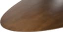 Eetkamertafel 190, organisch, poot Black, Mango Brown Walnut - My Sons