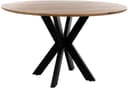 Eetkamertafel Ø130, Mango Smooth Natural - My Sons