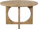 Eetkamertafel Ø130, Acacia Groovy Natural - My Sons