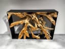 Sidetable Camiel boomstam teak - Sventerior