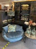 Loveseat in adore stof petrol van Zitform