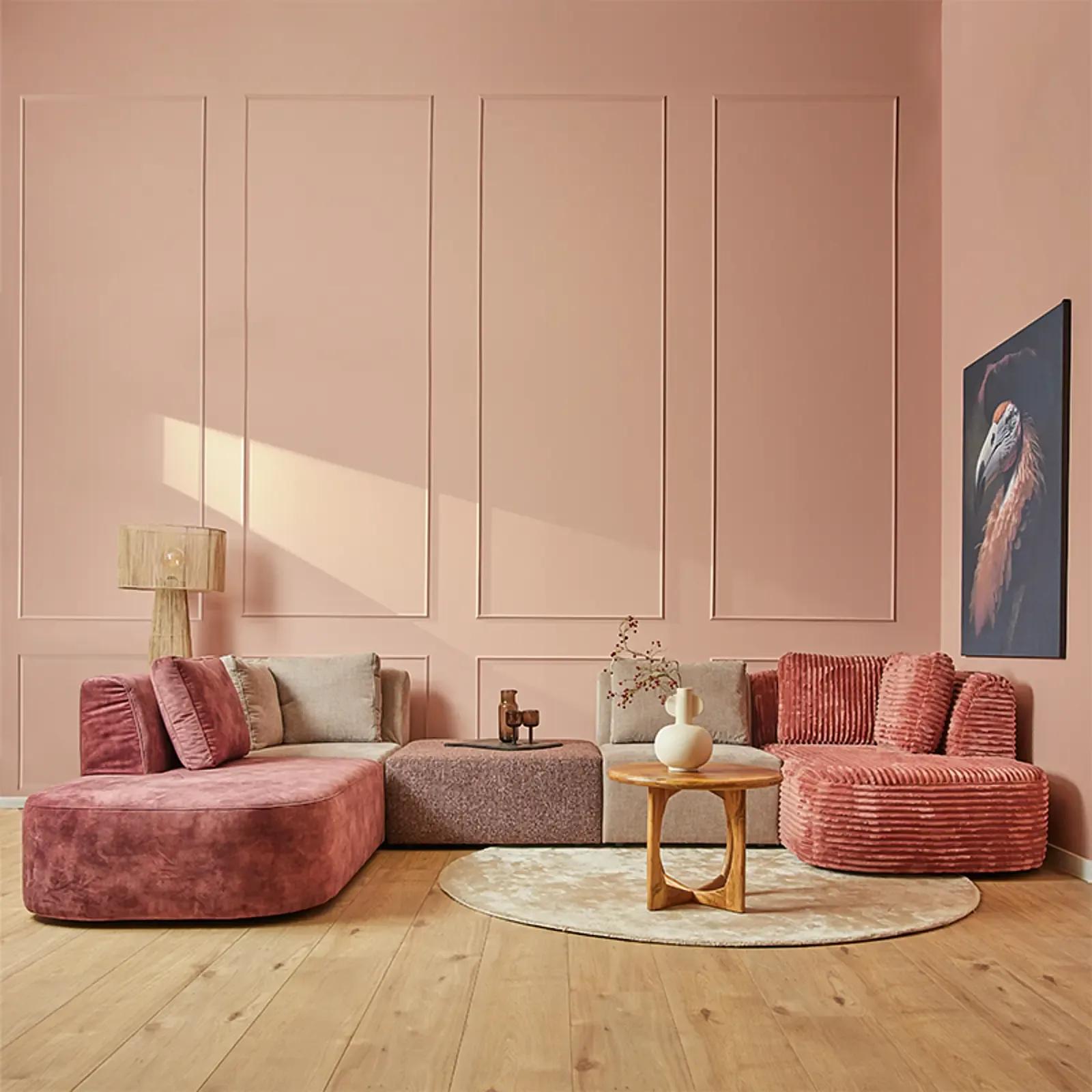 Elementenbank Blocks, van Mysofa, detailfoto