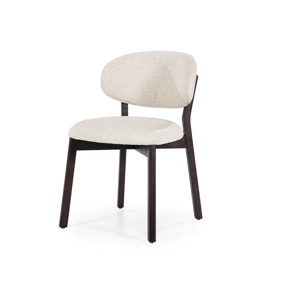 Stoel Mikky bruin - beige Moon - Eleonora