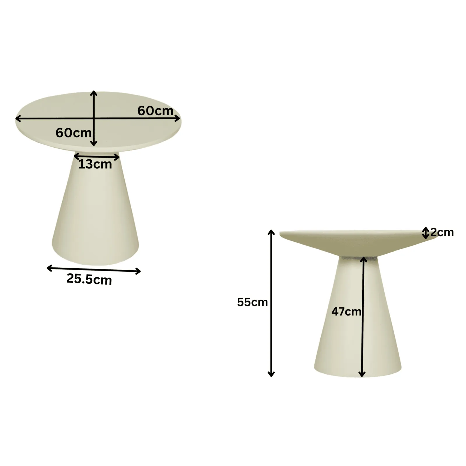 Salontafel Bellis | 60 cm - Starfurn