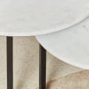 Salontafel Nova White marble | 70 cm | Set van 2 - Starfurn