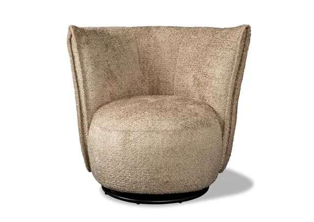 Draaifauteuil Bernd bergen stof - Zitform