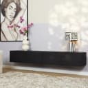 Zwevend tv meubel Vision Black | 200 cm - Starfurn