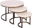 Salontafel Madison Sand | 70 cm | set van 3 - Starfurn