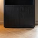 Boekenkast Torsa | Zwart mangohout - Mokana Furniture