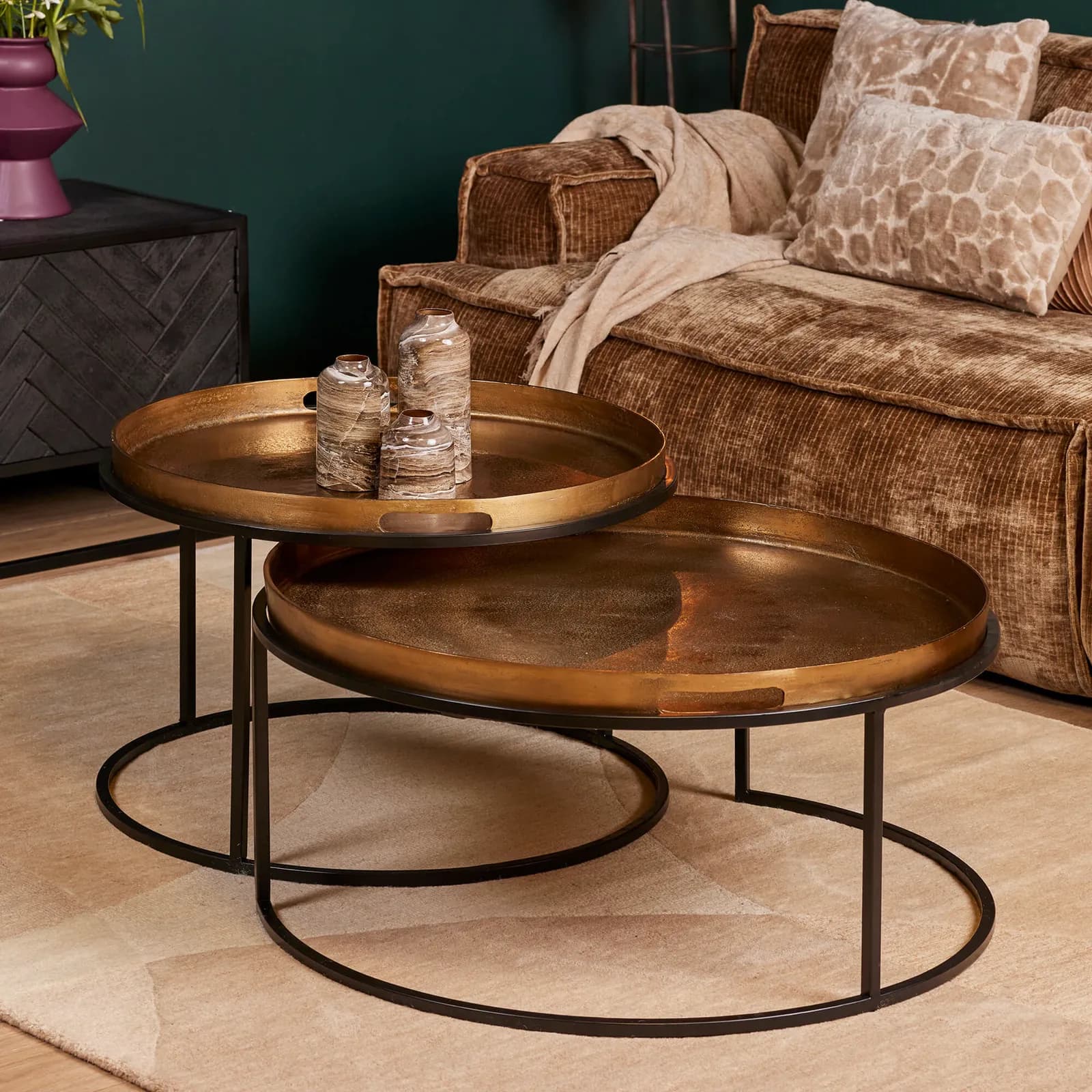 Salontafel Puck | 78 cm | Set van 2 - Starfurn