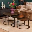 Salontafel Xaro | 75 cm | Set van 3 - Starfurn
