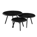 Salontafel Ohio Black | 70 cm| set van 3 - Starfurn