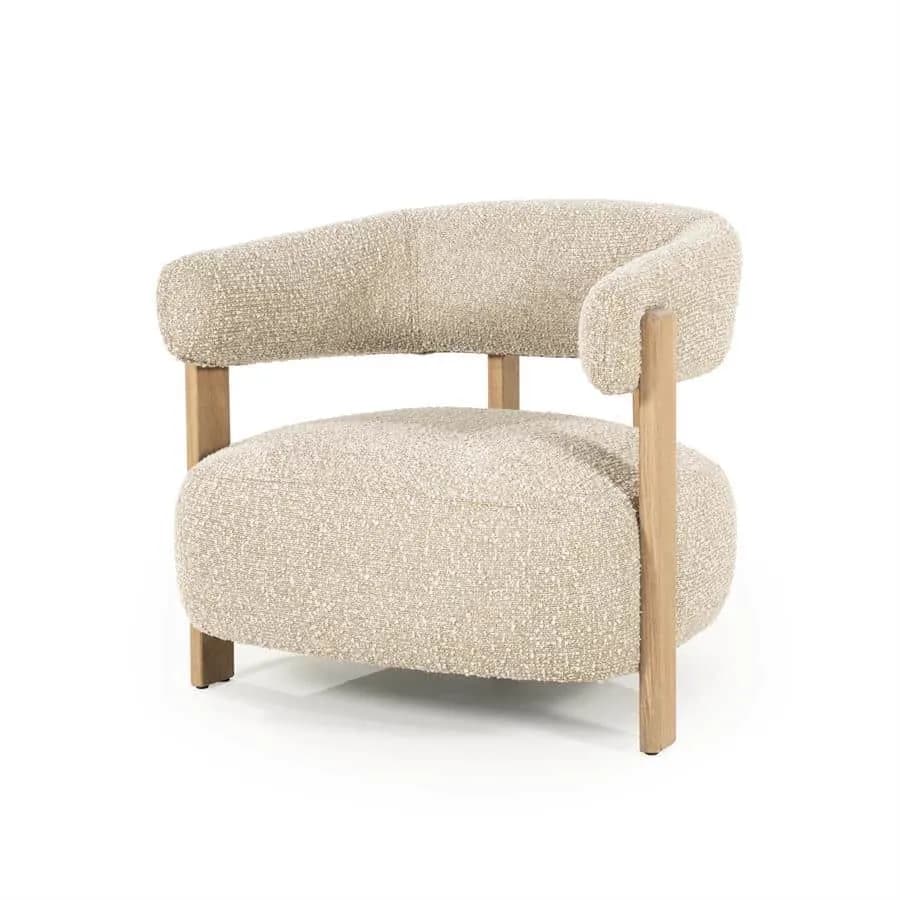 Fauteuil Lola - taupe Hush - Eleonora