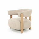 Fauteuil Lola - taupe Hush - Eleonora