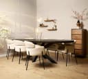 Eettafel Brandy Black | 240 cm | Ovaal - Starfurn