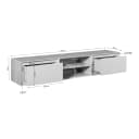 Zwevend tv meubel Ambiance Naturel | 160 cm - Starfurn