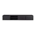 Zwevend tv meubel Ambiance Black | 200 cm - Starfurn