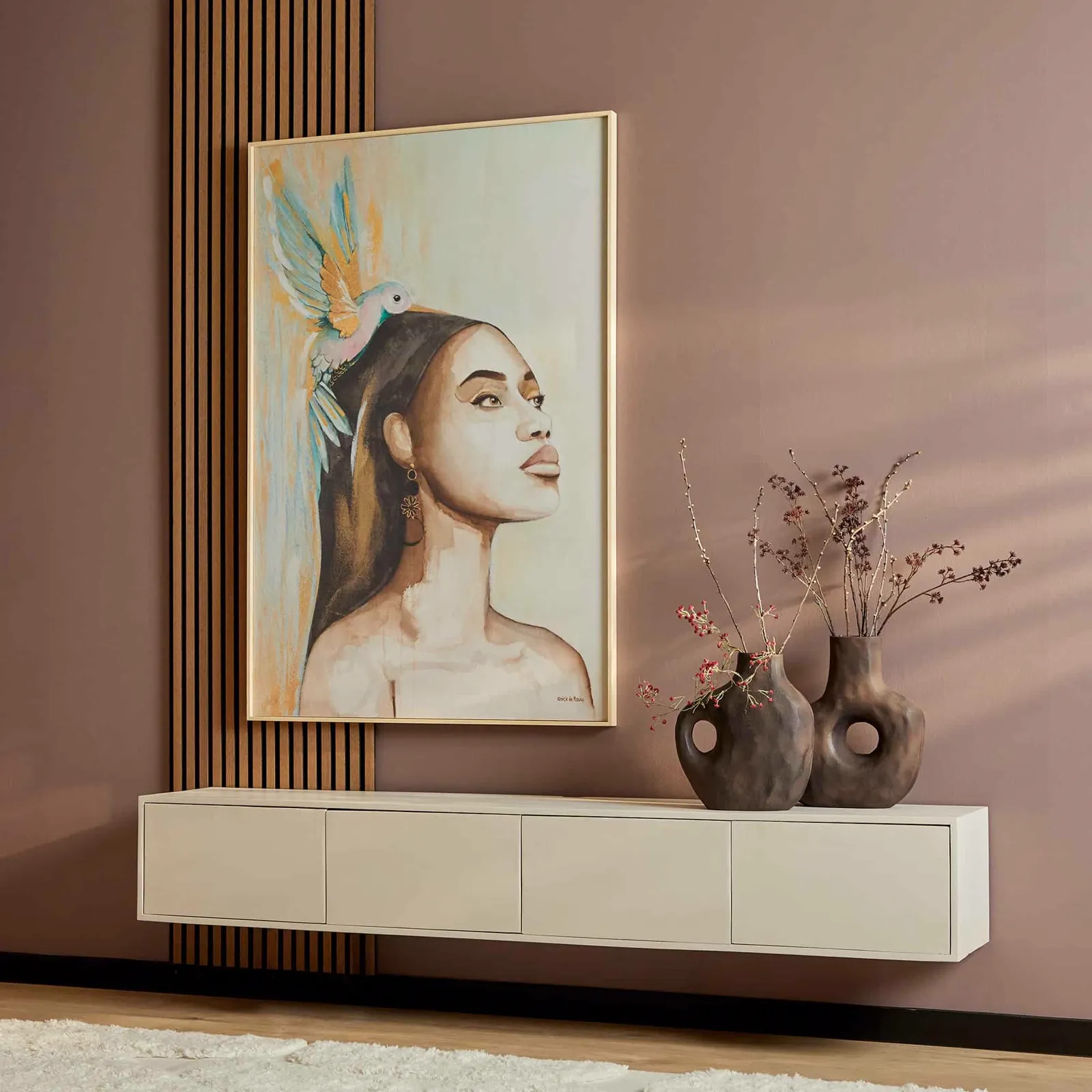 Zwevend tv meubel Vision Sand | 200 cm - Starfurn
