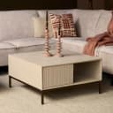 Salontafel Madison Sand | 80 cm | Vierkant - Starfurn