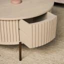 Salontafel Madison Sand | 80 cm | Rond - Starfurn