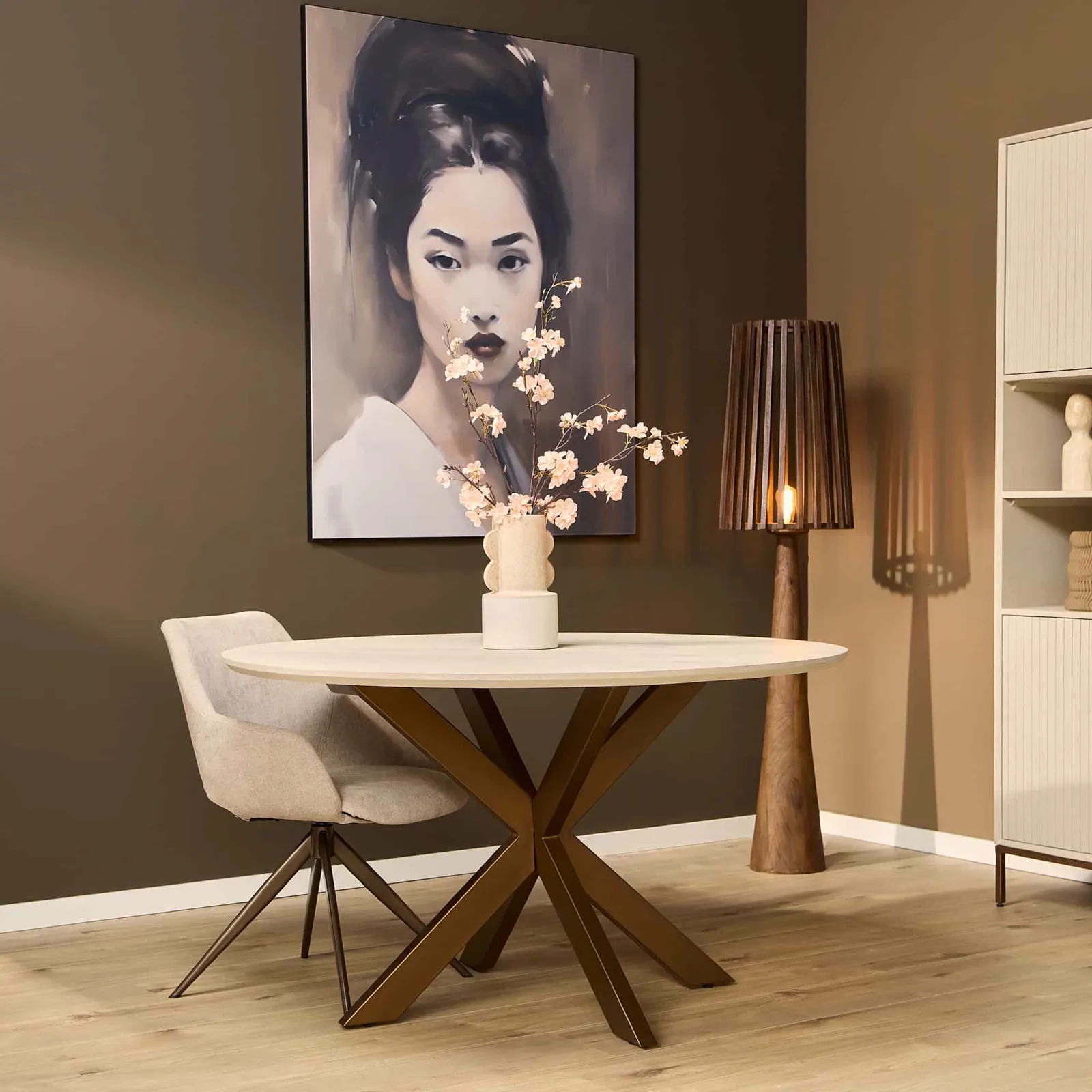 Eettafel Madison Sand | 110 cm - Starfurn