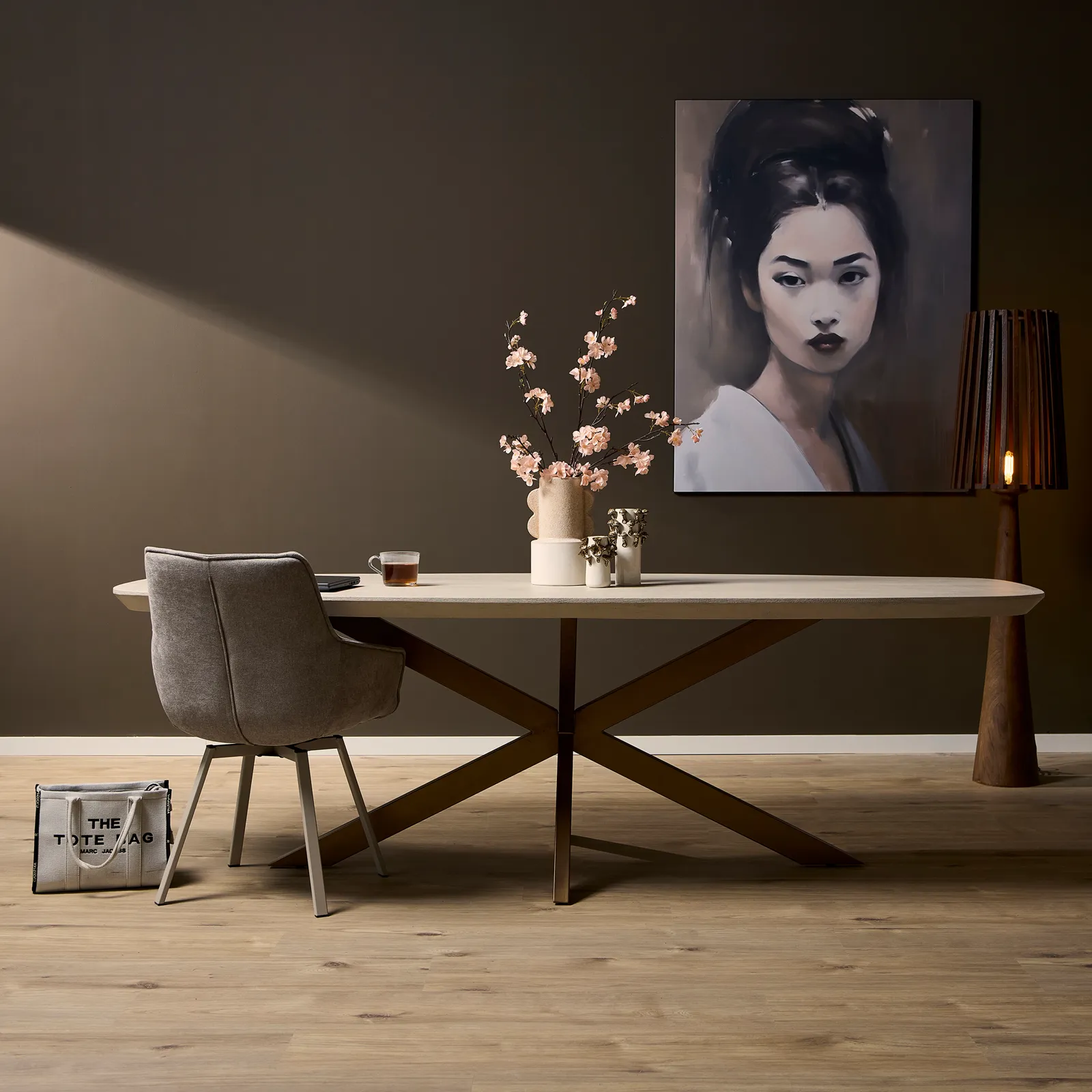 Eettafel Madison Sand | 240 cm | Deens Ovaal - Starfurn