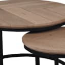 Salontafel Otik Natural Oak | 70 cm | set van 2 - Starfurn