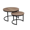Salontafel Otik Natural Oak | 70 cm | set van 2 - Starfurn