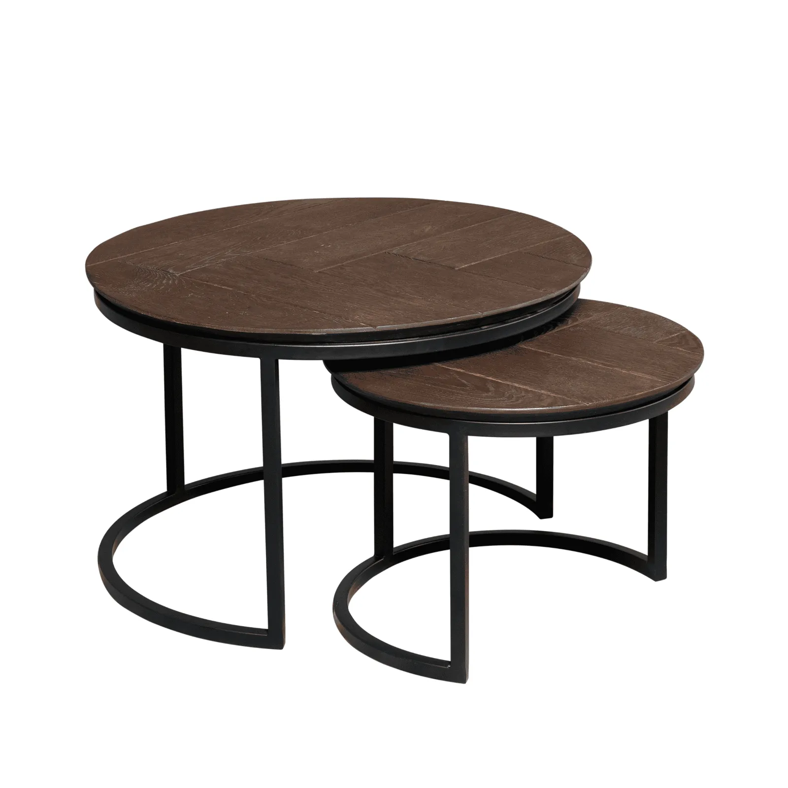 Salontafel Otik Brown Oak | 70 cm | Set van 2 - Starfurn