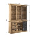 Vitrinekast Nashville | 160 cm - Starfurn