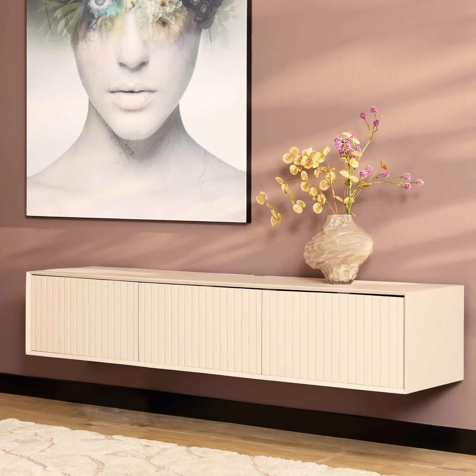Zwevend tv meubel Madison Sand | 160 cm - Starfurn