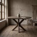 Eettafel Tycho 150x77 cm - lichtbruin - Eleonora