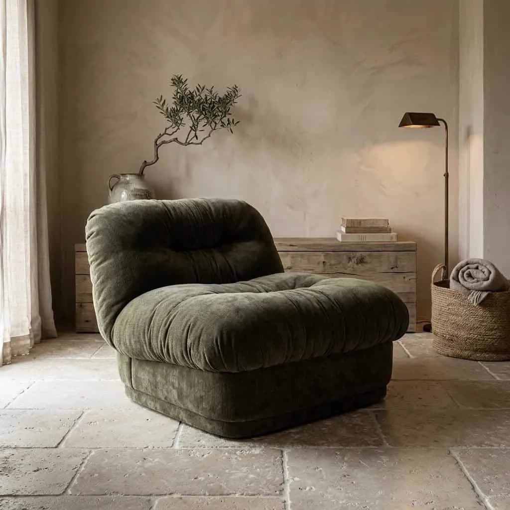 Lounge fauteuil Nook groen - By-Boo