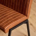 Eetkamerbank Tivoli Bull | 155 cm | Cognac - Starfurn