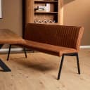 Eetkamerbank Tivoli Bull | 185 cm | Cognac - Starfurn
