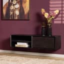 Zwevend tv meubel Ambiance Black | 120 cm - Starfurn
