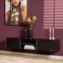 Zwevend tv meubel Ambiance Black | 160 cm - Starfurn