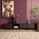 Zwevend tv meubel Ambiance Black | 200 cm - Starfurn