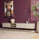 Zwevend tv meubel Ambiance Sand | 280 cm - Starfurn