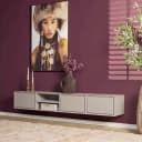 Zwevend tv meubel Ambiance Taupe | 200 cm - Starfurn