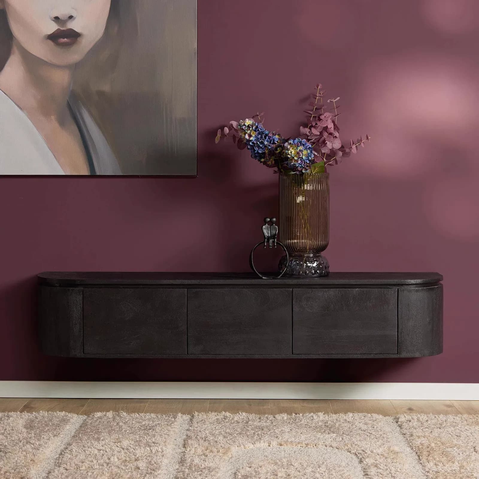 Tv meubel Excellent Black | 160 cm - Starfurn