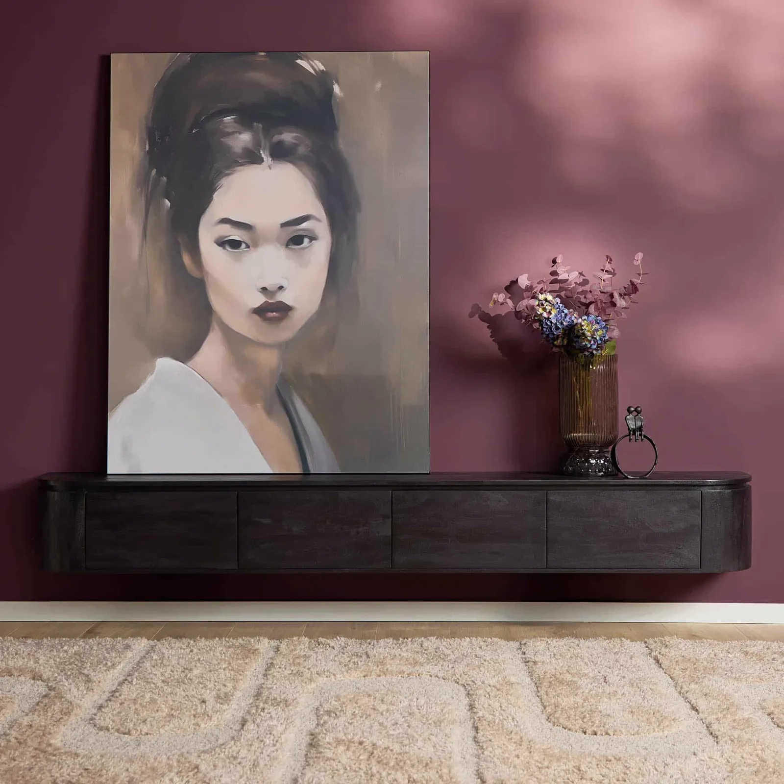 Tv meubel Excellent Black | 240 cm - Starfurn