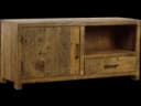 Brent TV-kast 120cm | Oud hout - Wildeboer & van der Weide