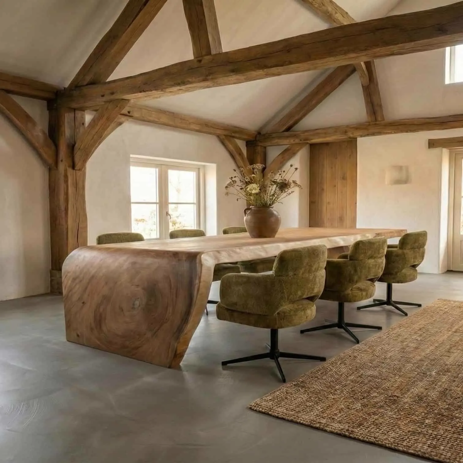 Watervaltafel Suarhout | 340cm - Sventerior
