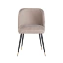 Eetkamerstoel Alicia khaki velvet fire retardant - Richmond Interiors